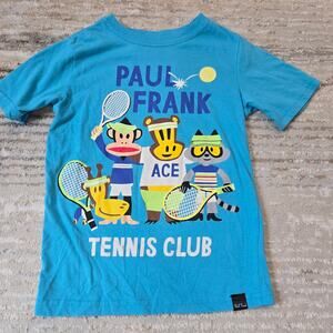 Paul Frank The Collection Short Sleeve Blue Tennis Club Graphic T-Shirt Kids 5